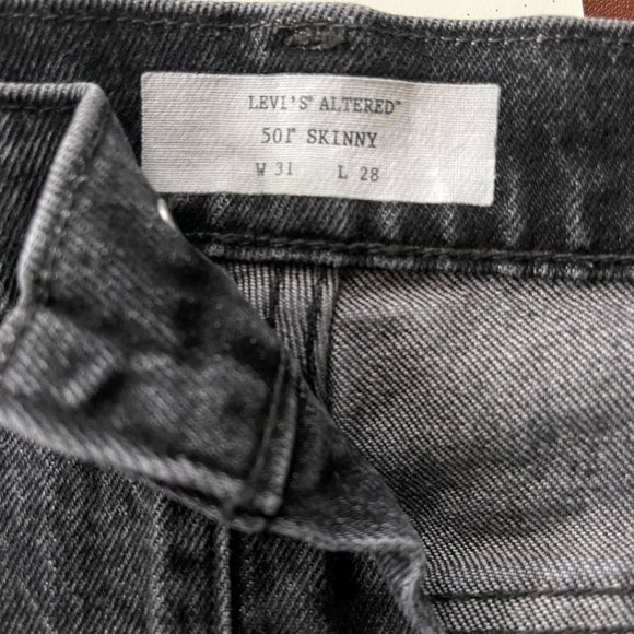 Levi's 501 ALTERED SKINNY WOMEN'S JEANS - Picture 4 of 8